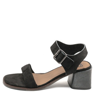 MOMA 1GS459-OW Women`s Heeled Sandals black